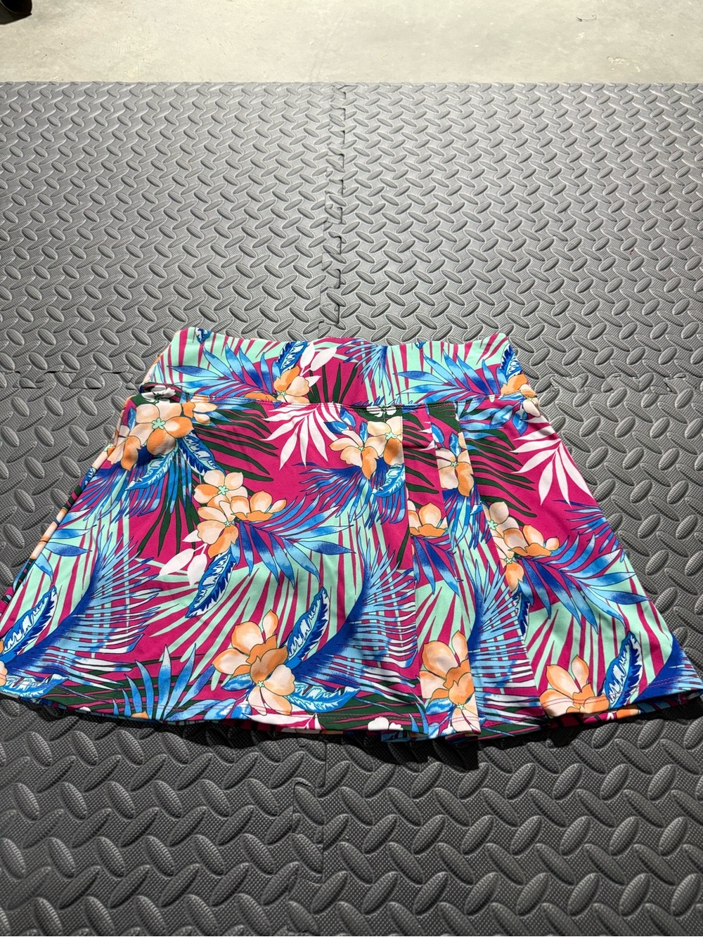 Tommy Bahama Fuchsia Tropical Floral Skater Skirt